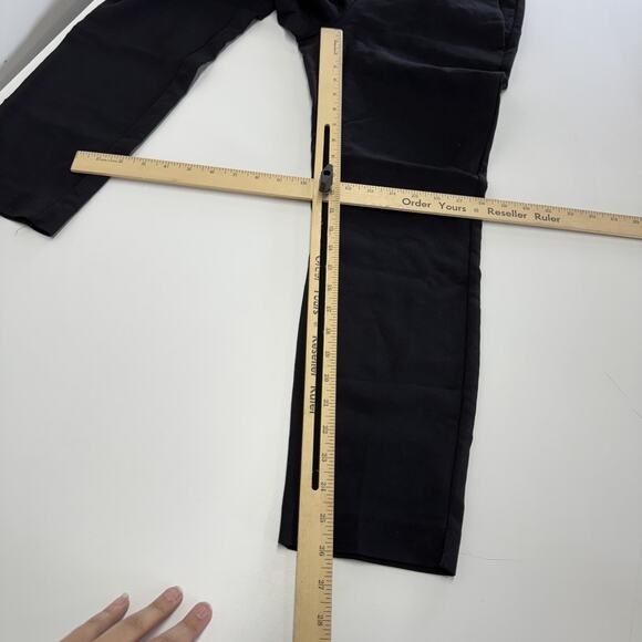 Zara Pants Womens Medium Black Slim Fit Casual Stretch Trousers Dress Modern - Picture 8 of 8